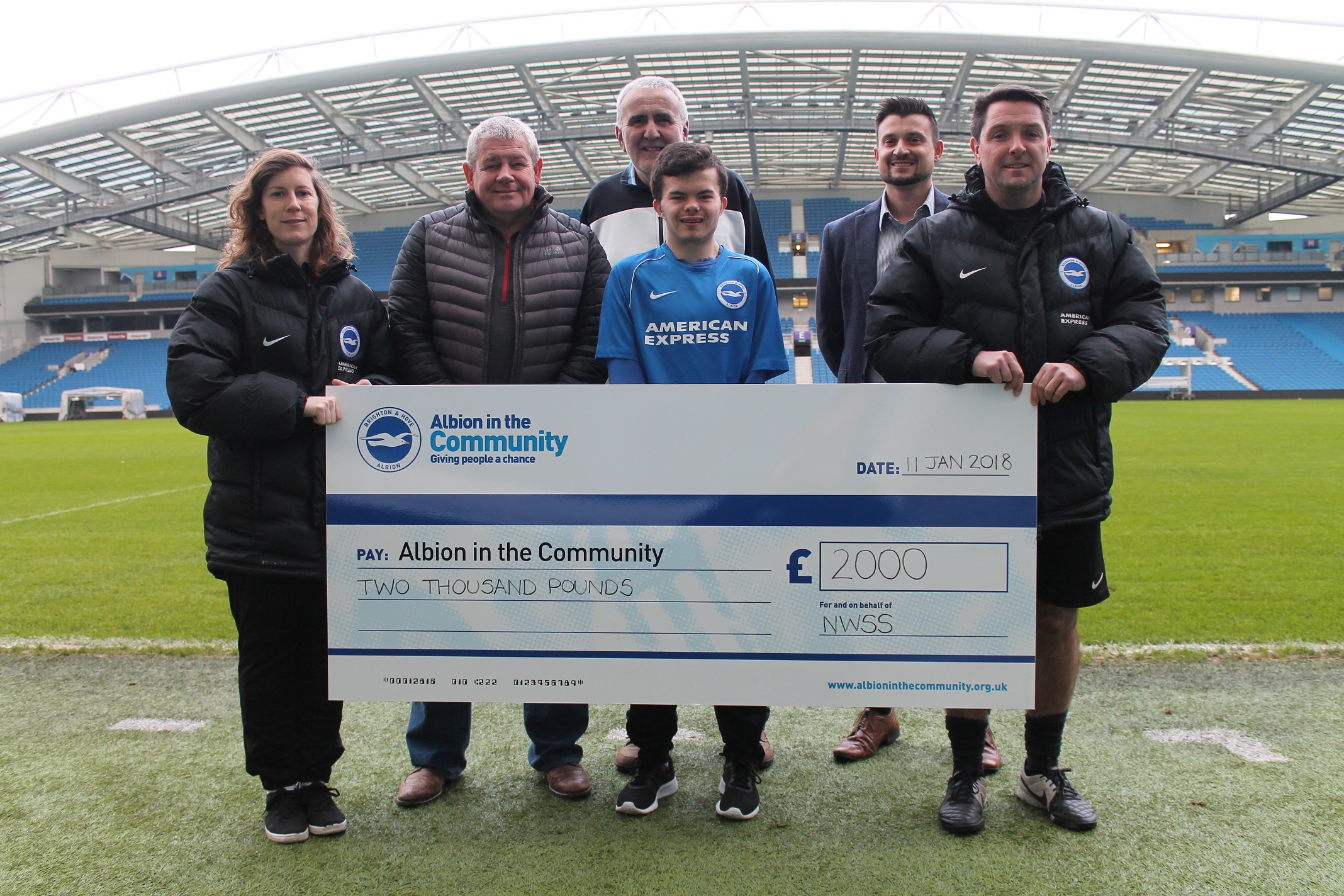 North West Sussex Seagulls makes generous donation to AITC