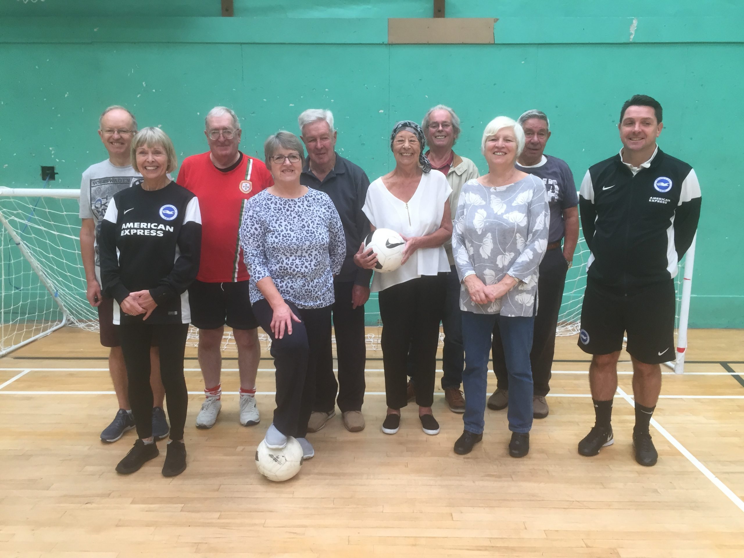 Walking football session is tackling impact of dementia