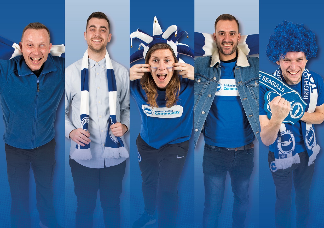 Help turn Sussex blue and white and support people with a disability