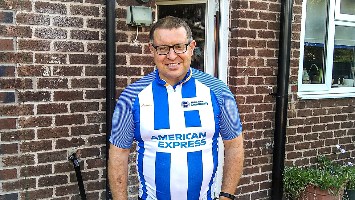 Albion fan is set to ride close to 1,000 miles for AITC