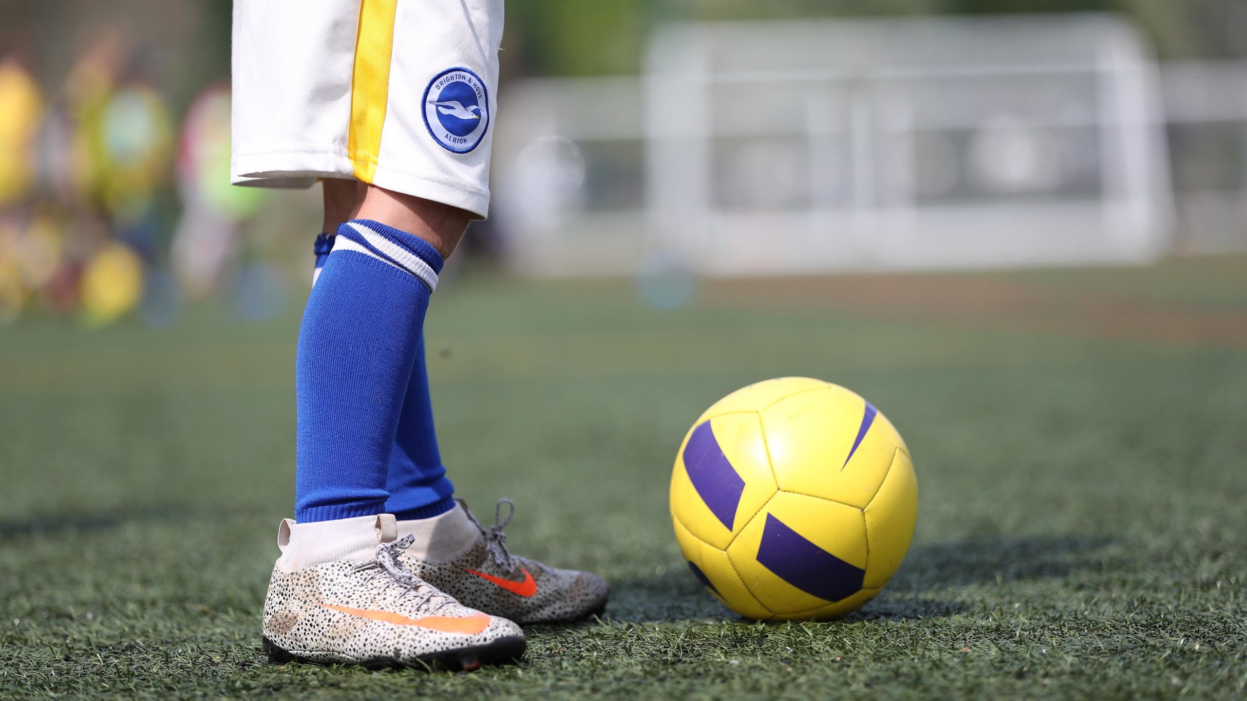 child with a football