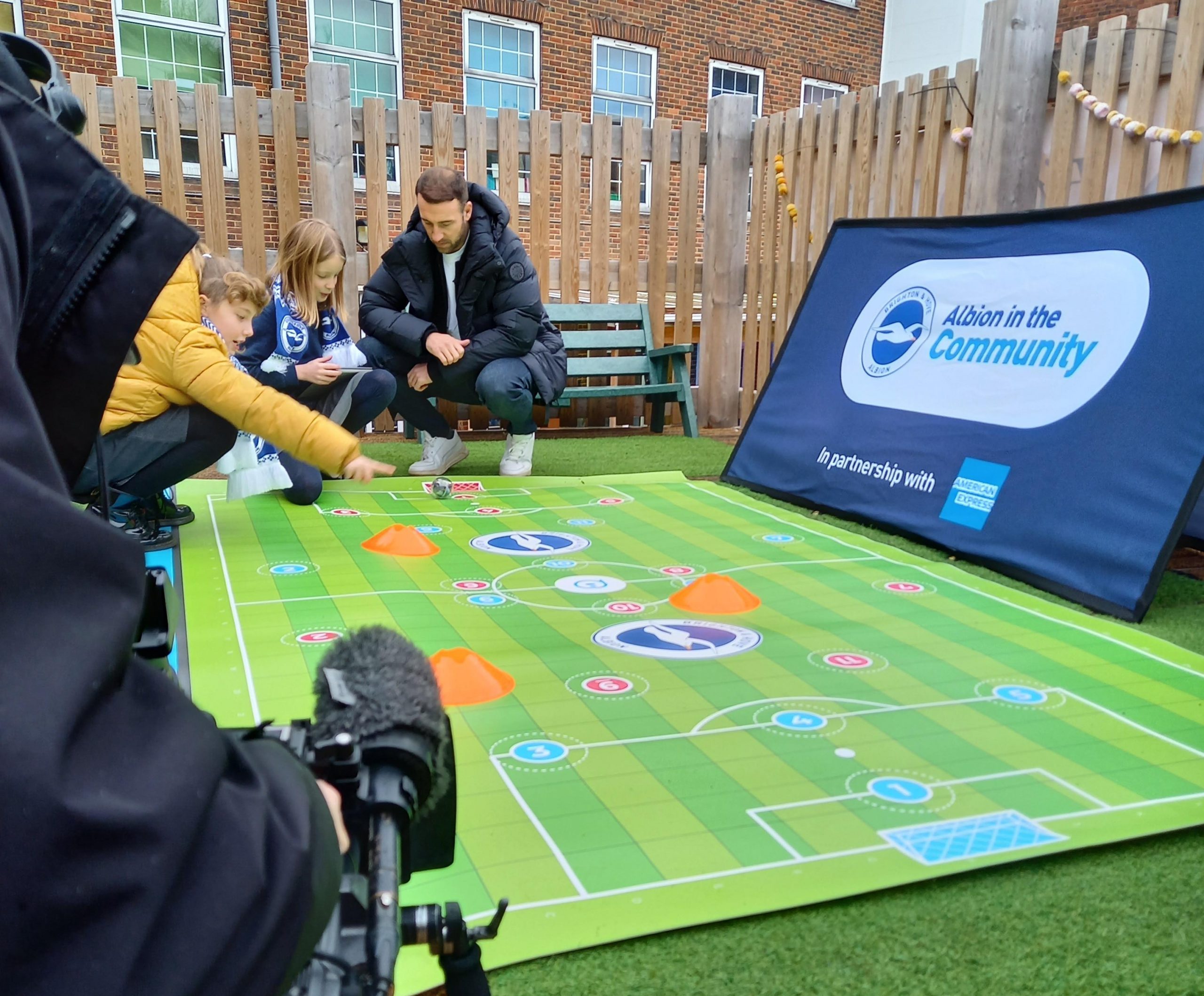 BBC Match of the Day visits Soccer STEM initiative