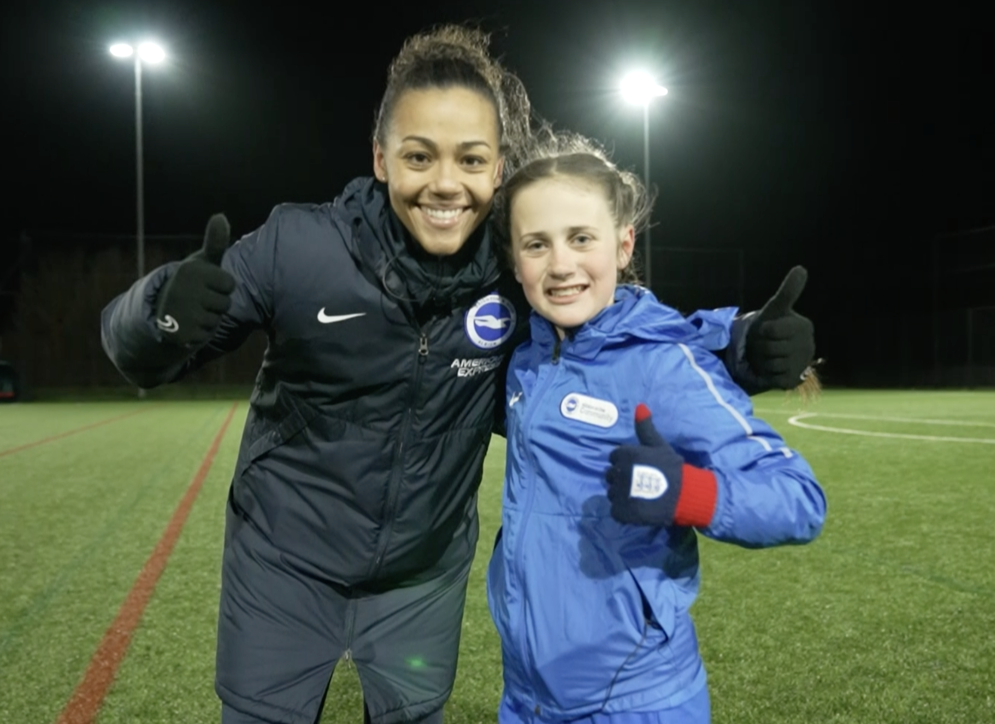 International Women’s Day: Fern Whelan visits AITC girls session