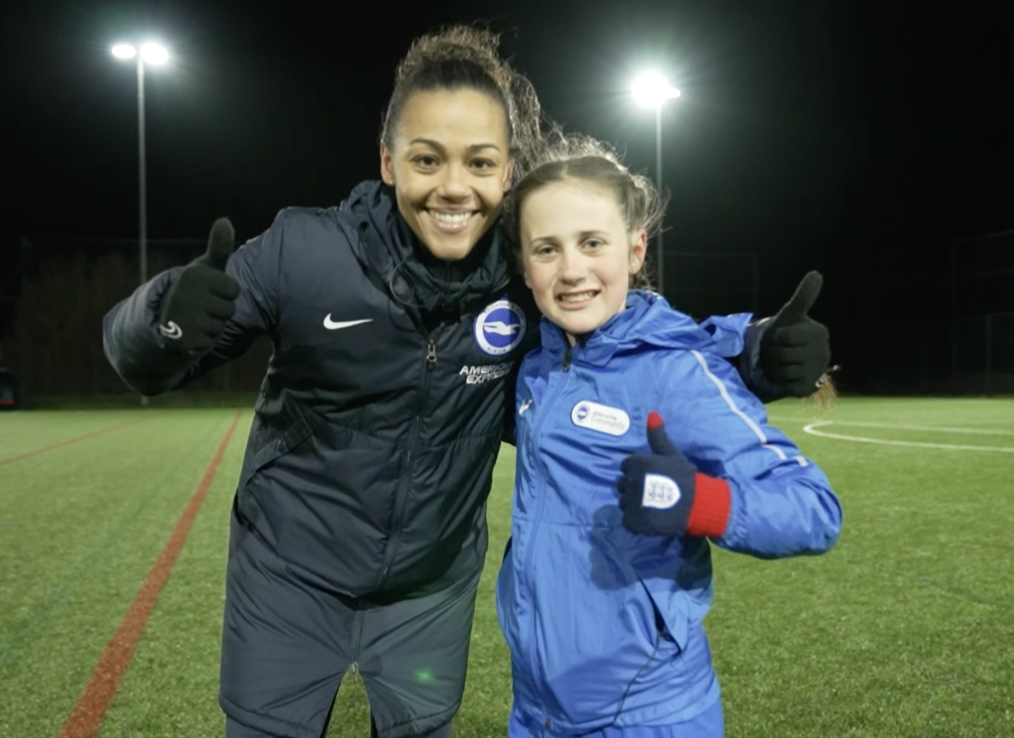 International Women&#8217;s Day: Fern Whelan visits AITC girls session