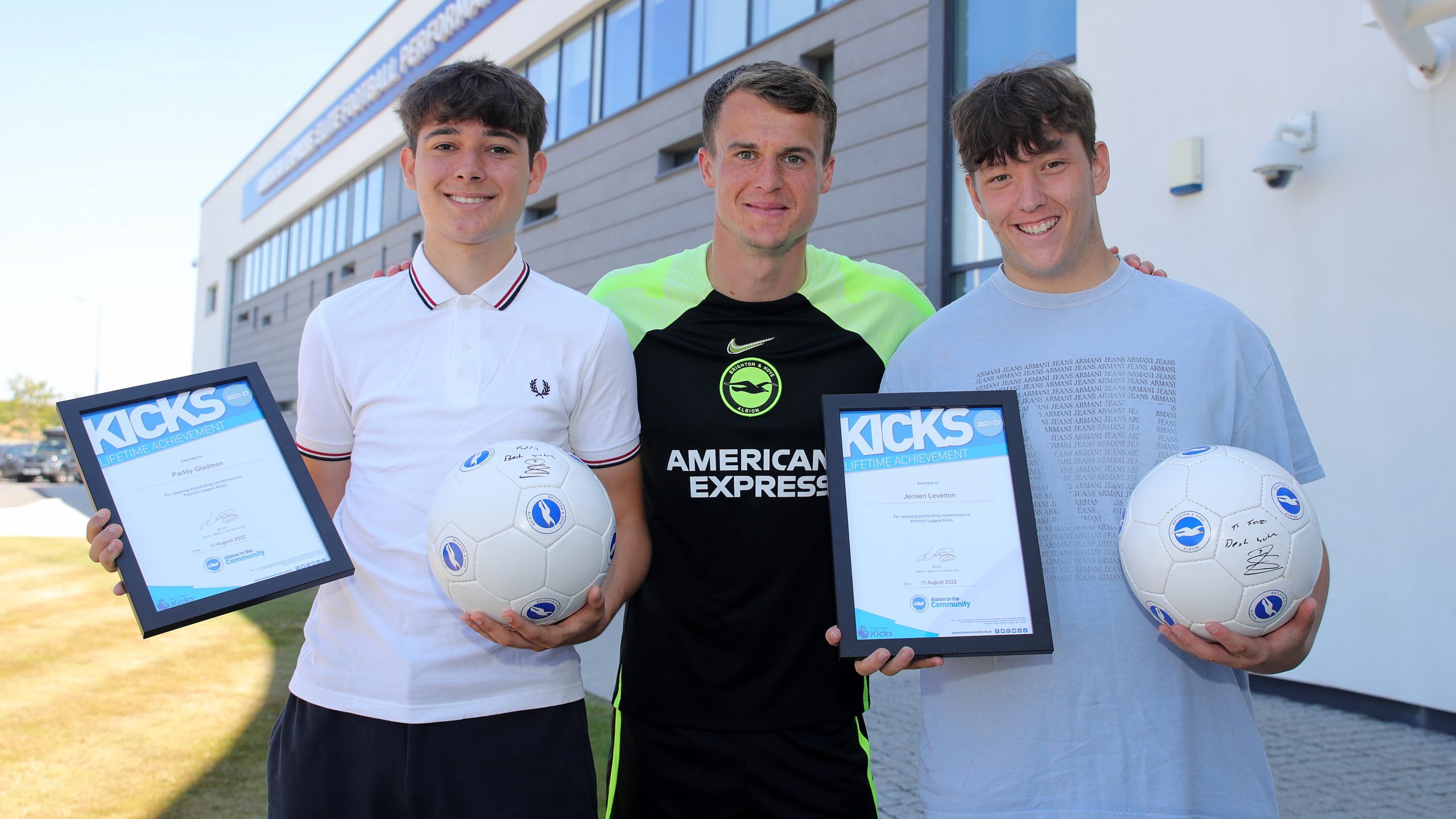 PL Kicks award winners get to meet their hero Solly March
