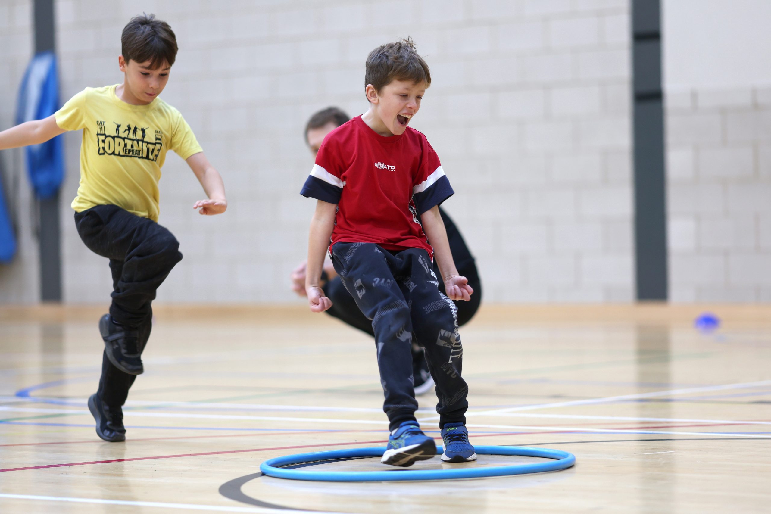 Youngsters enjoy fun games and healthy food at holiday camp