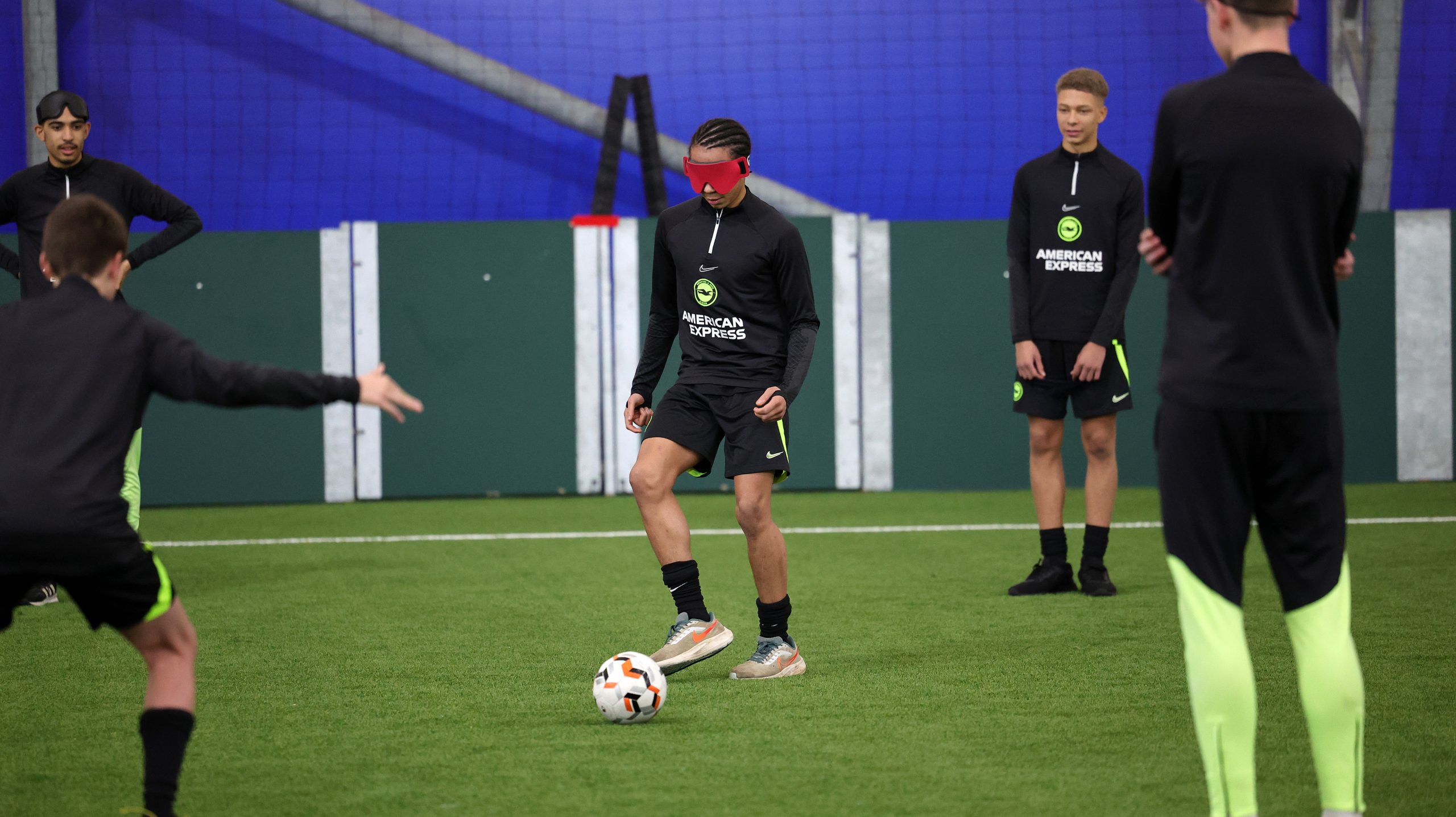 Albion academy boys learn all about blind football
