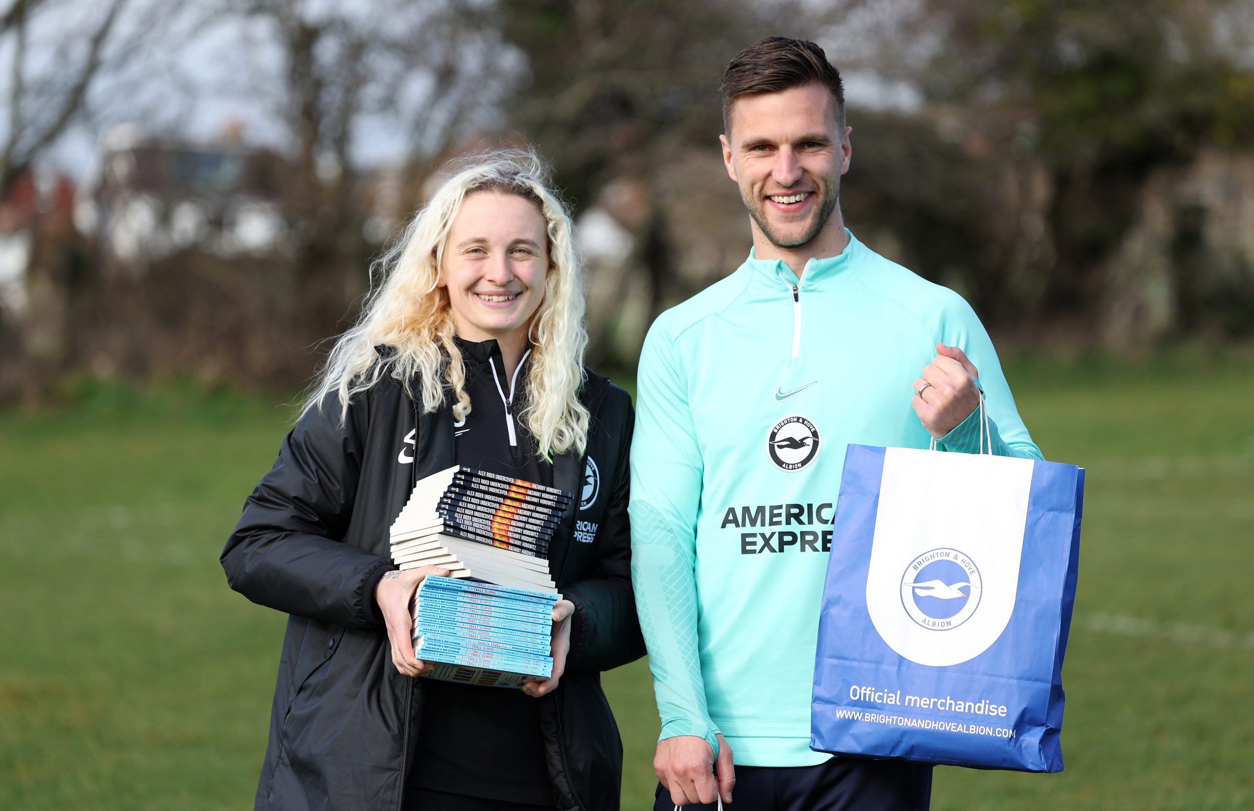 Joel and Katie hit the road to deliver books for World Book Day