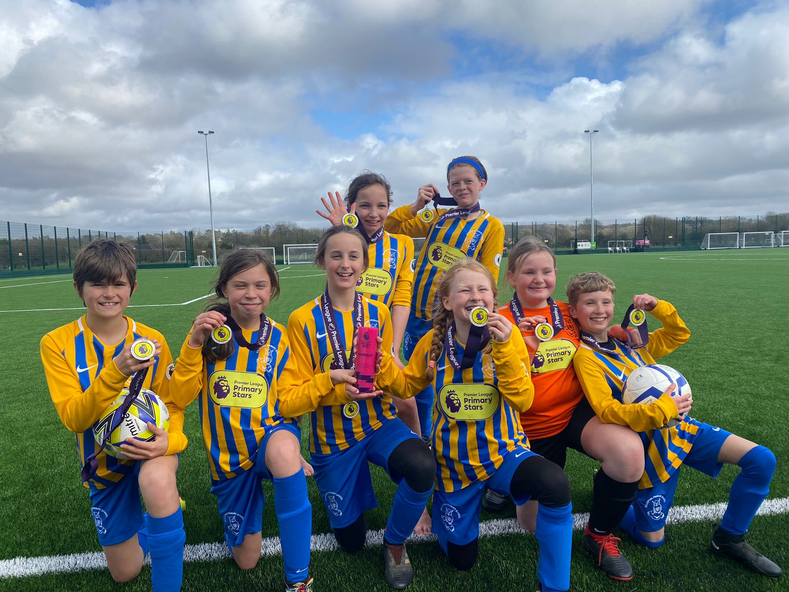 Goldstone Primary representing Albion at national Premier League tournament final