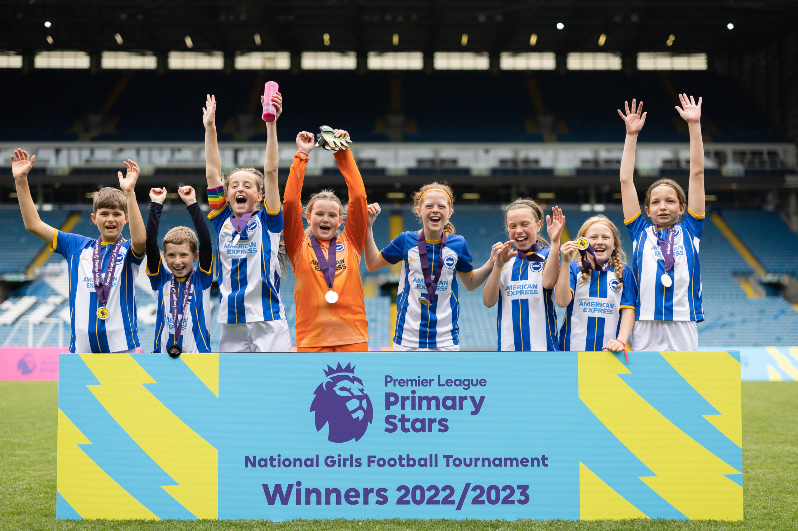 Albion Goldstone girls victorious in national cup final