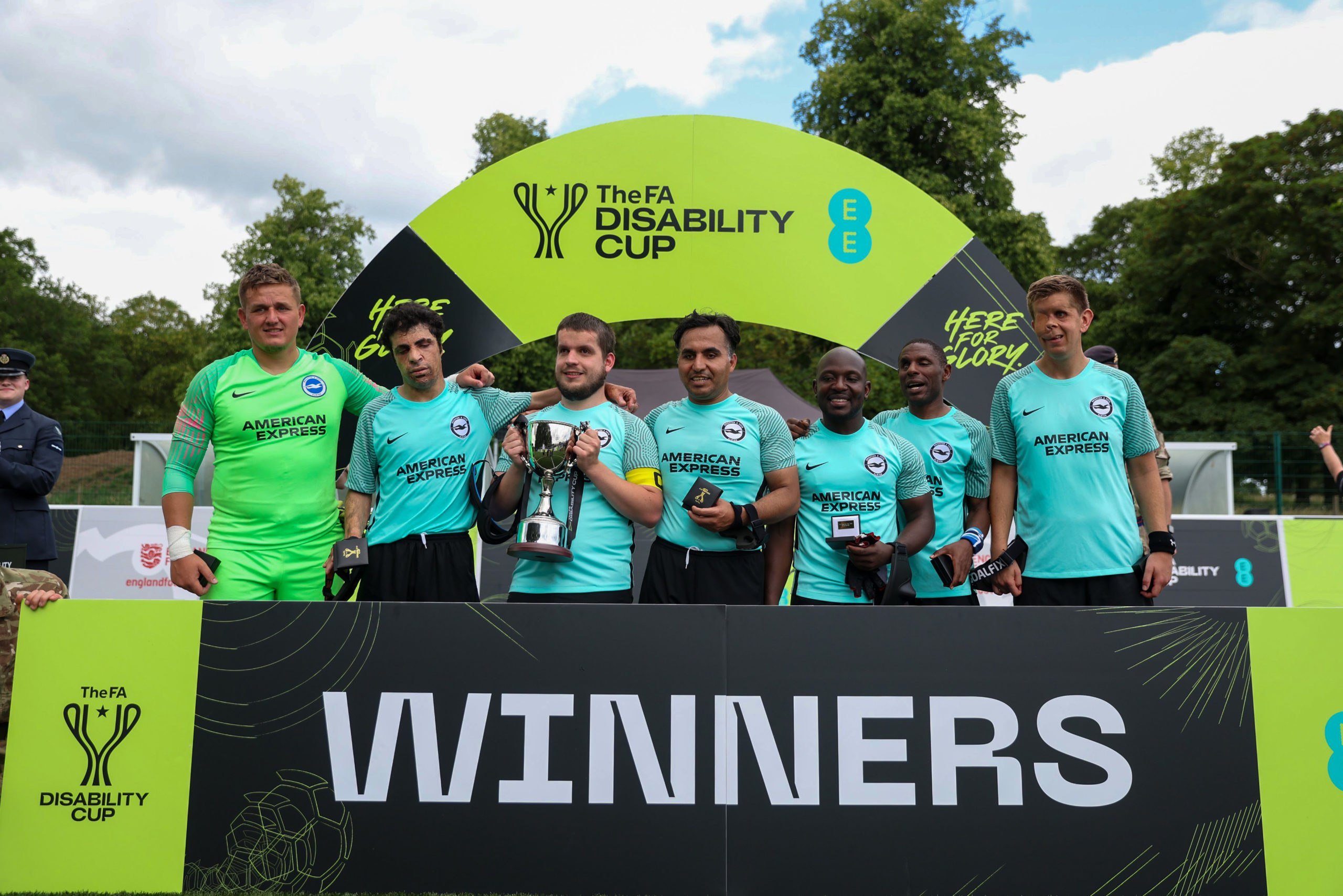 Albion blind team lift the FA Disability Cup