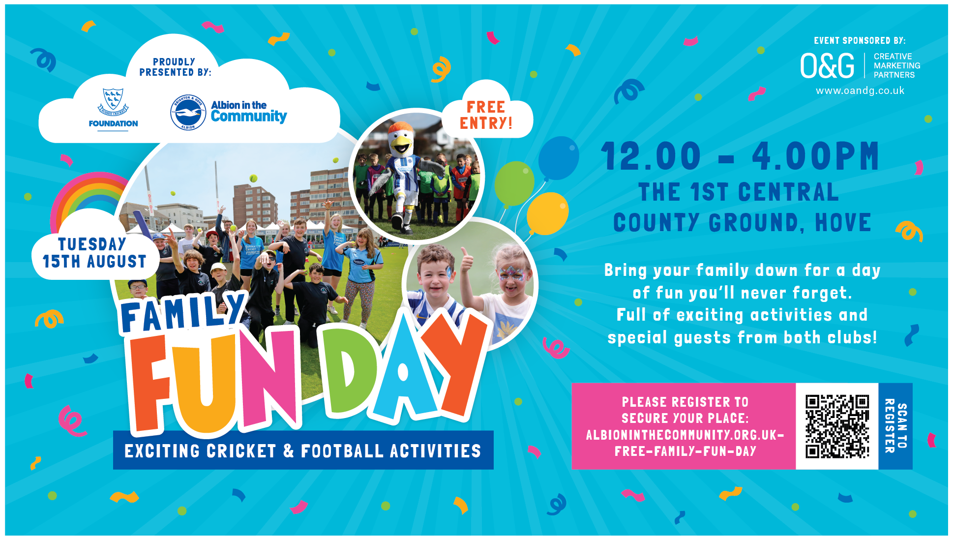 Family fun day at Sussex Cricket Club (SOLD OUT)