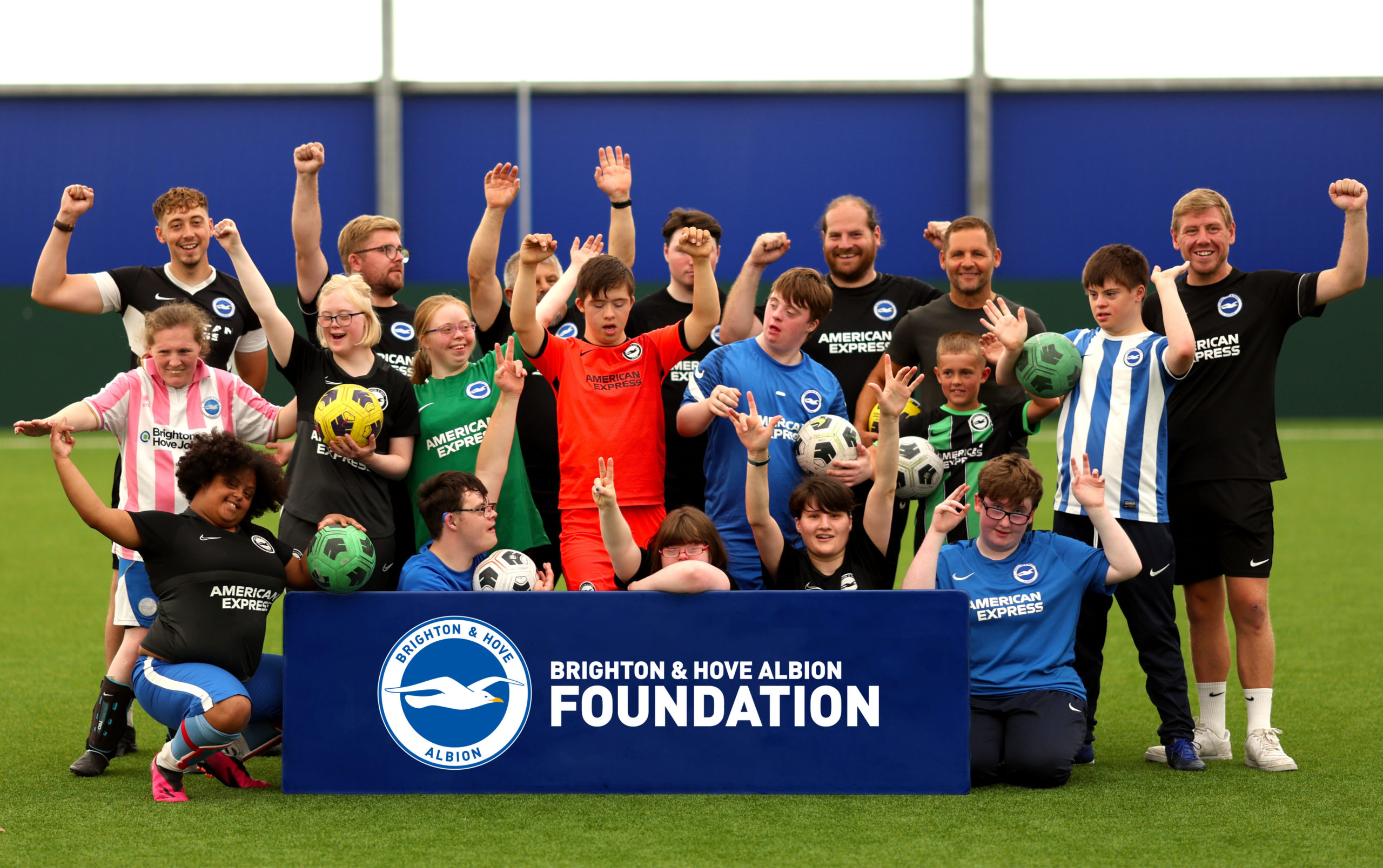 Down’s syndrome football sessions supported by JG&JR Langridge