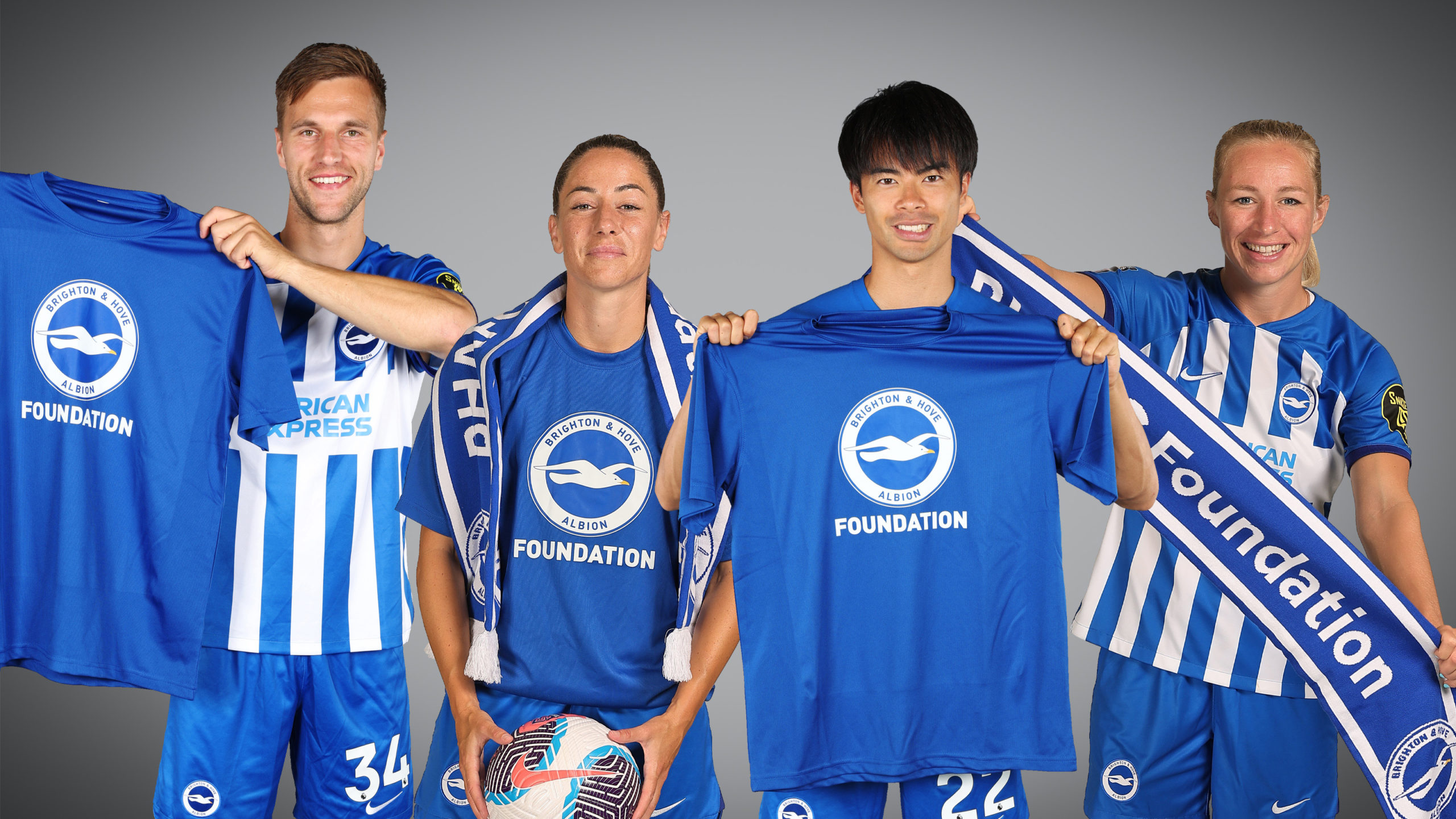 Four Albion stars announced as new Foundation community ambassadors