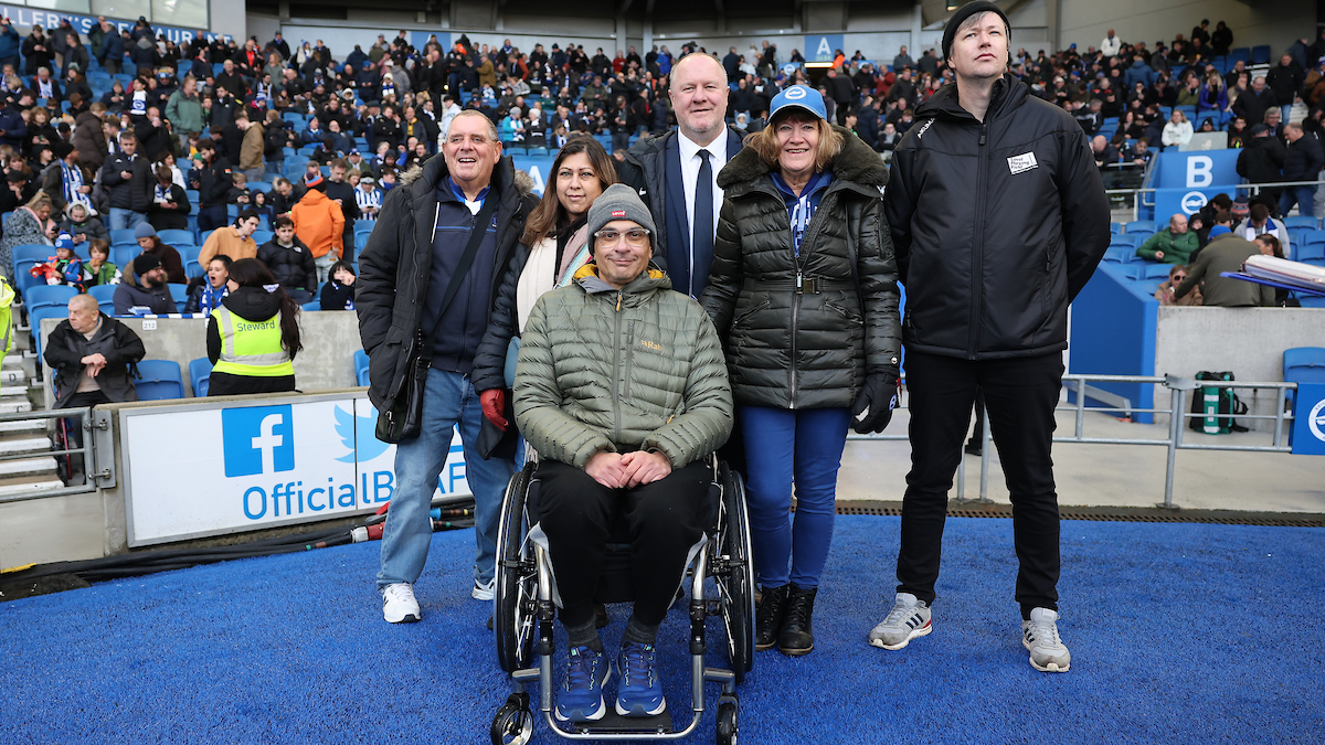 Level Playing Field campaign supports Albion fans with a disability