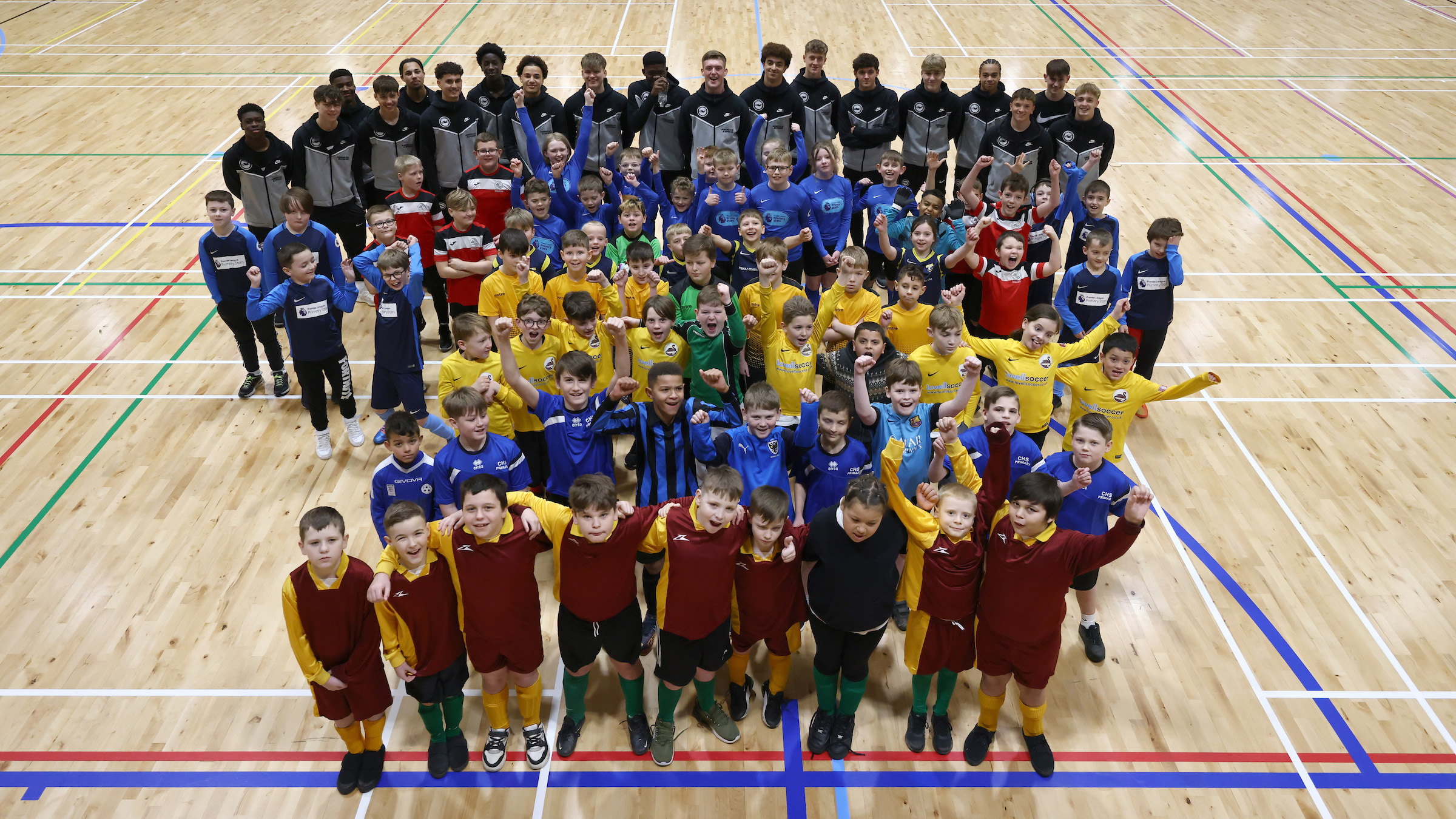 Albion academy stars help to run youth football tournament