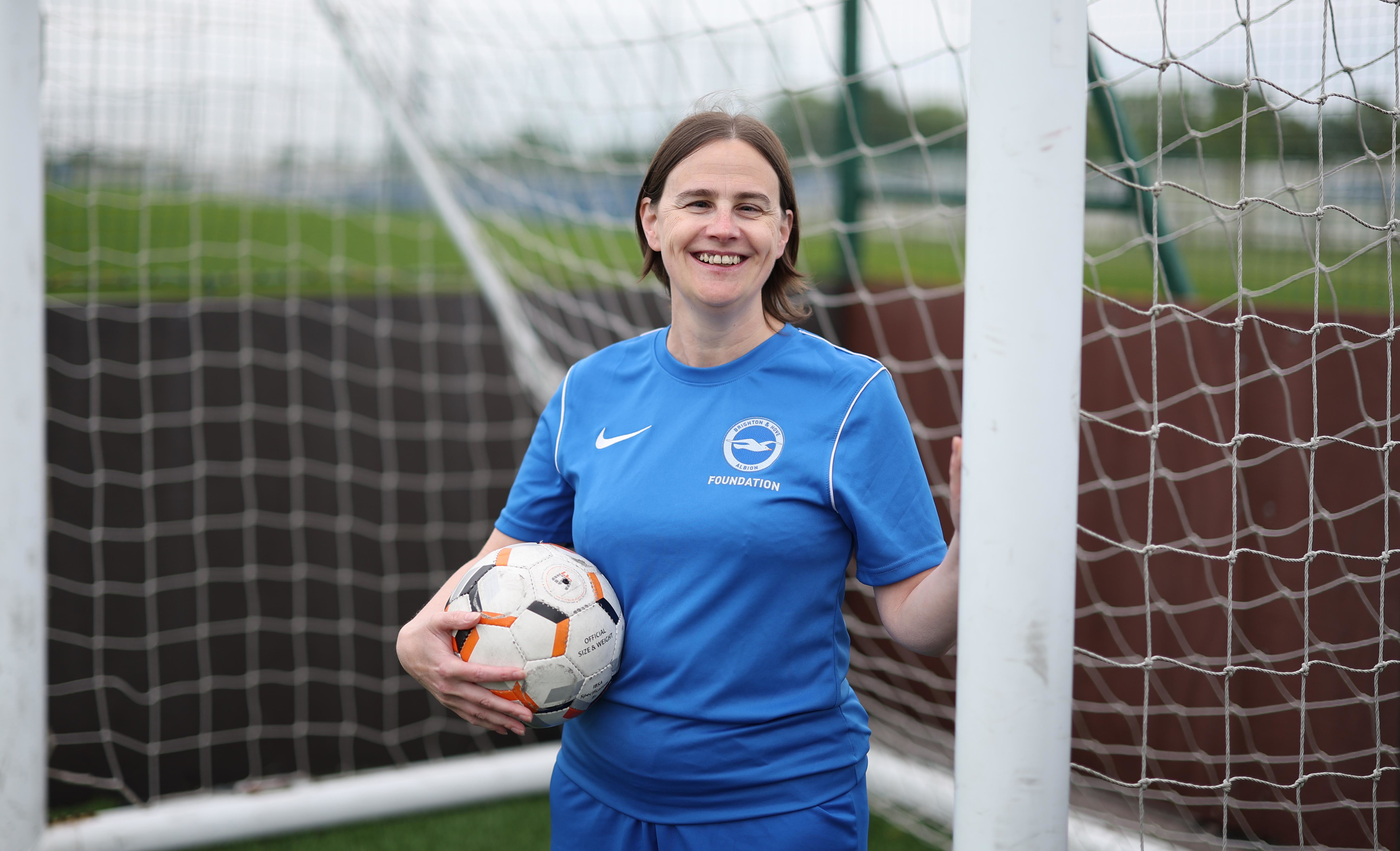 Alison taking the plunge into blind football