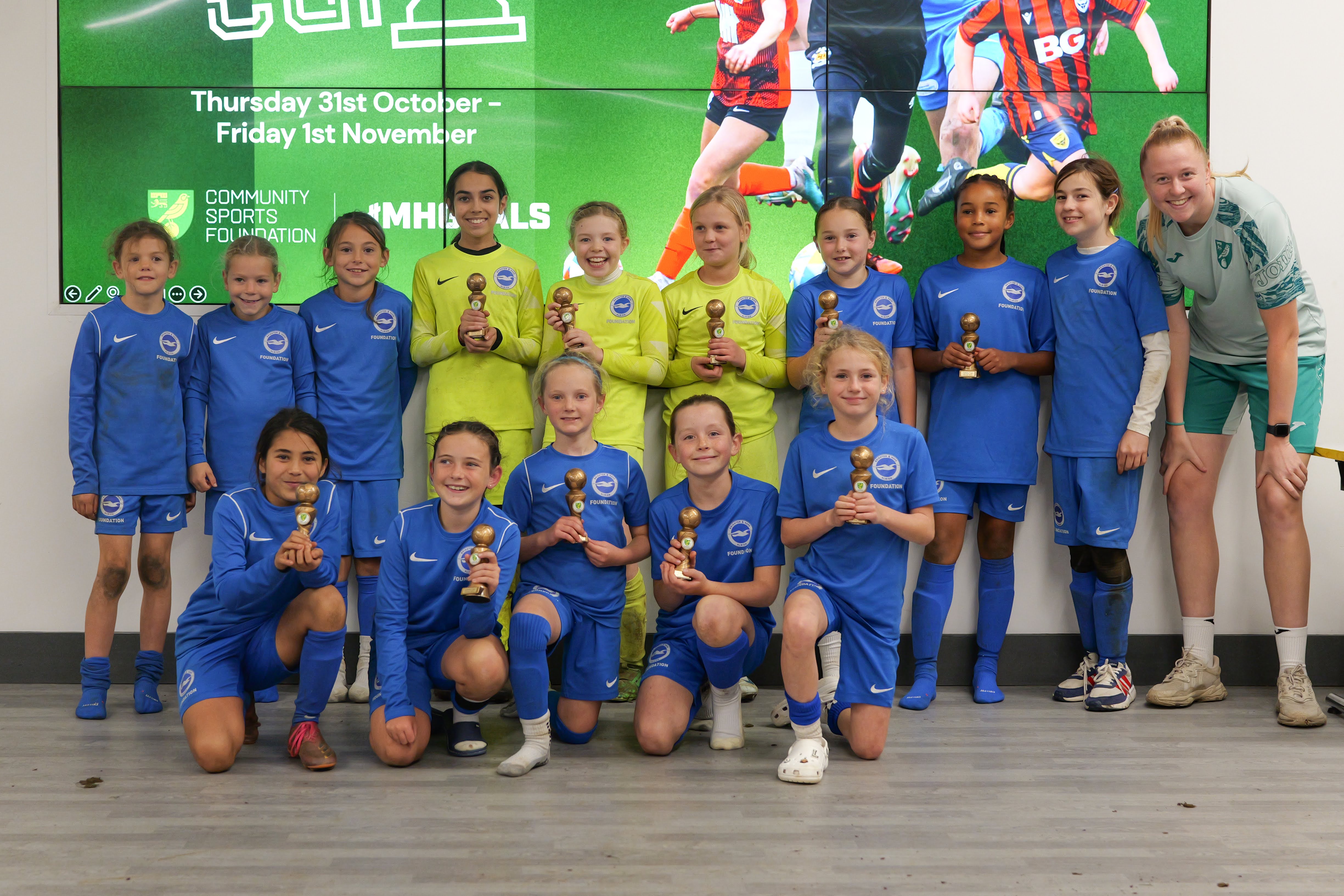 Canary Cup success for Albion girls