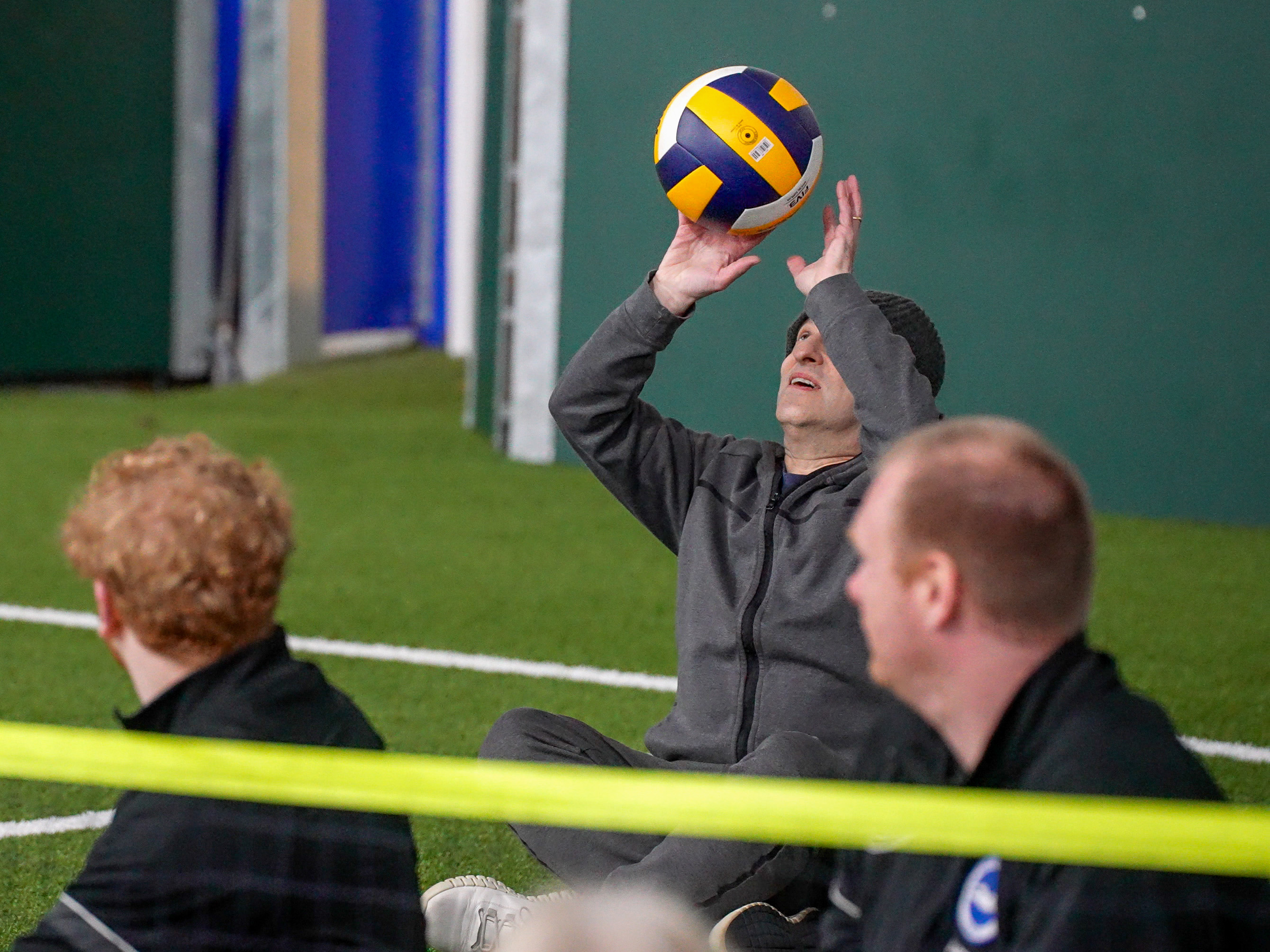 Albion directors get stuck in at disability sports day