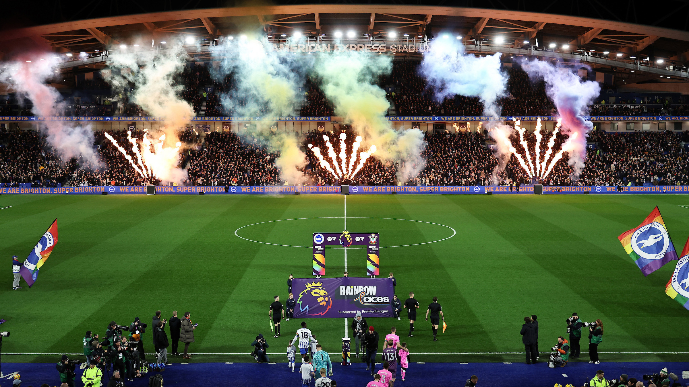 Hove girl designs Rainbow Laces flag used at the Amex