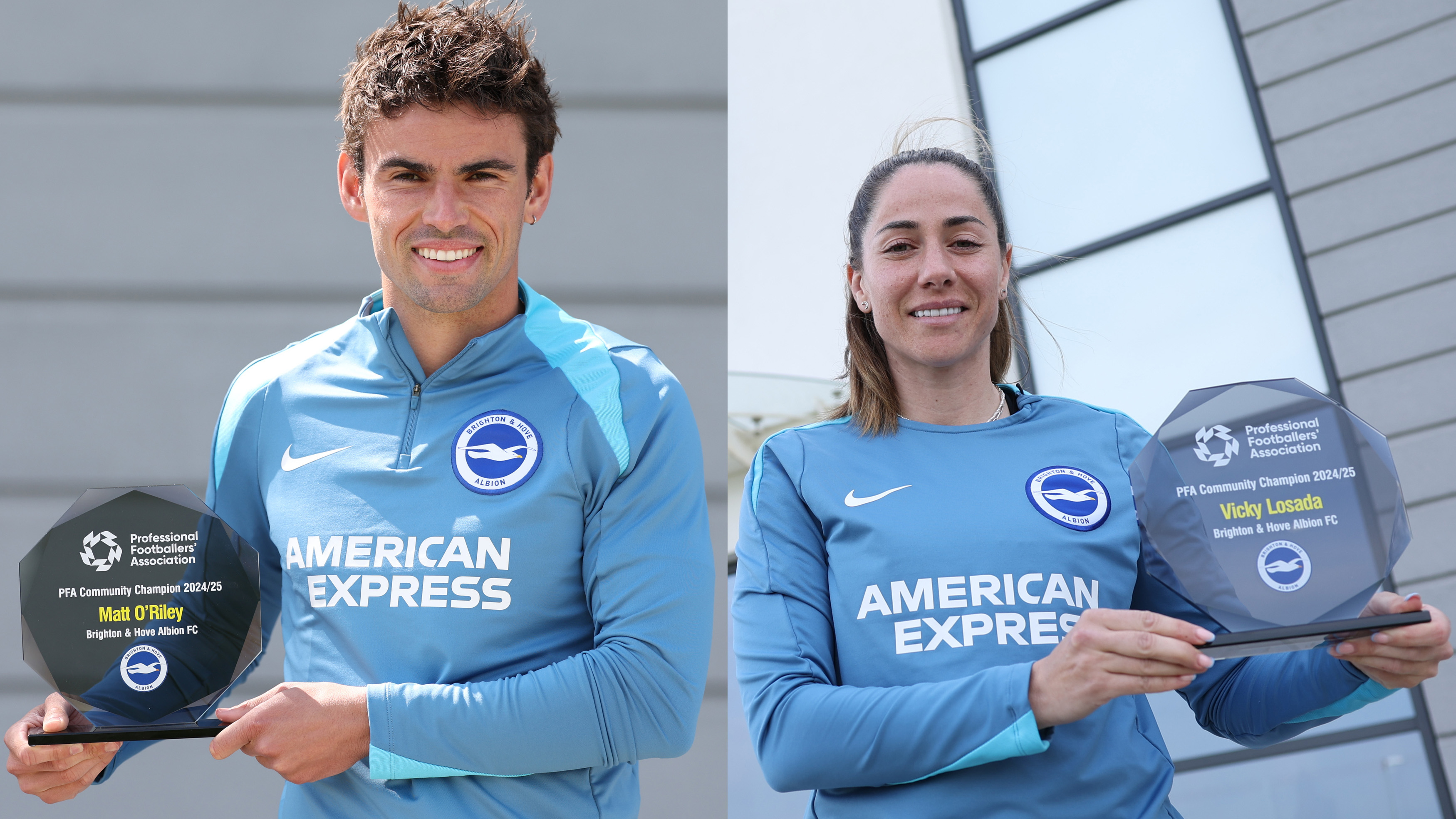 Losada and O&#8217;Riley named PFA Community Champions