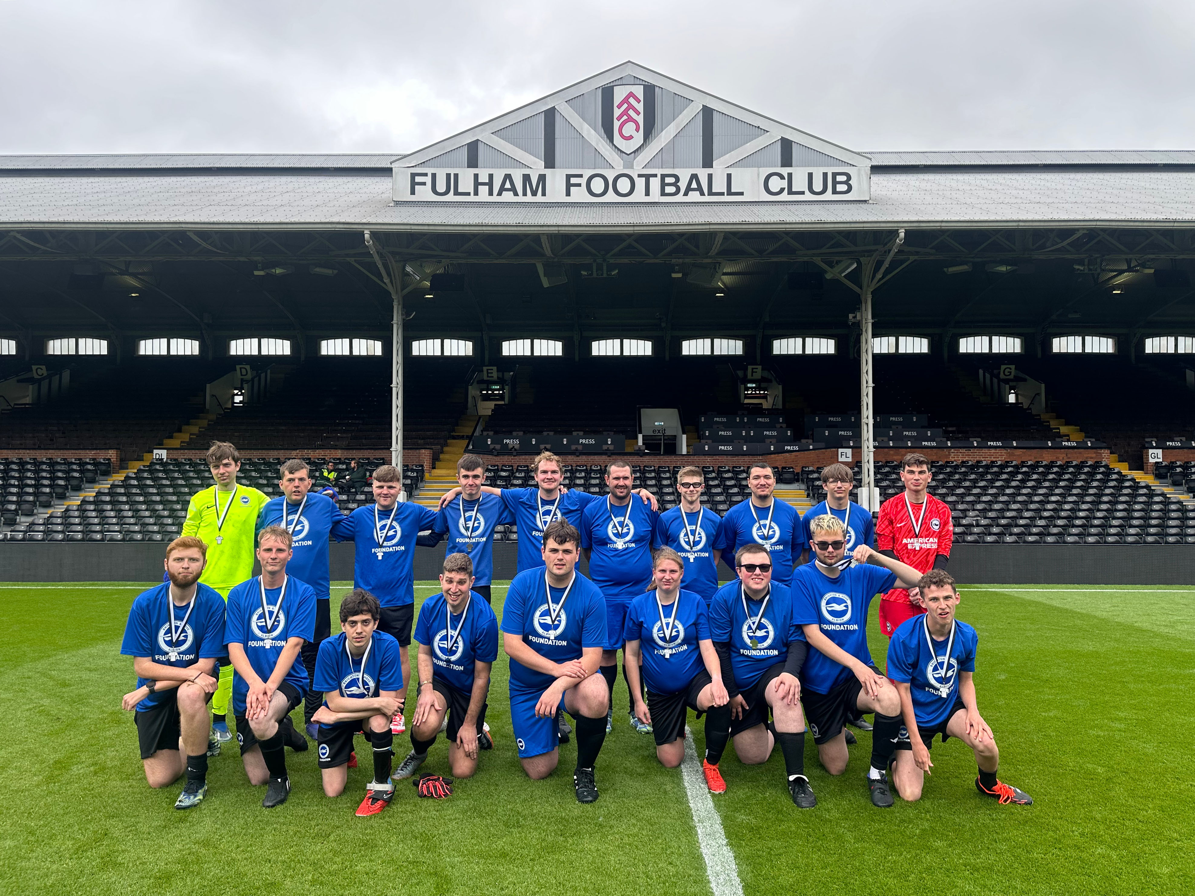Pan-disability side play at Craven Cottage