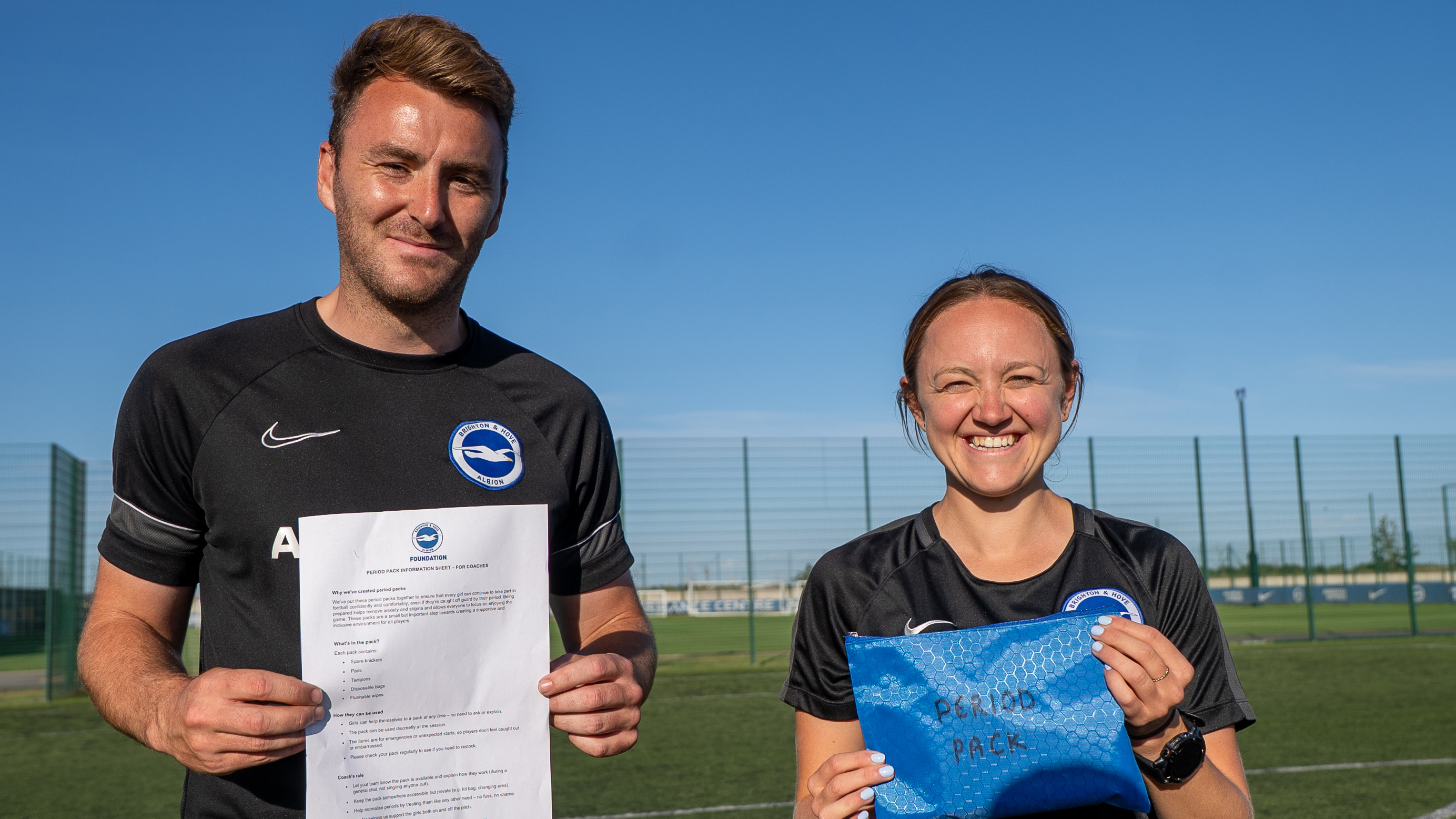 Foundation to provide period packs at all girls&#8217; sessions