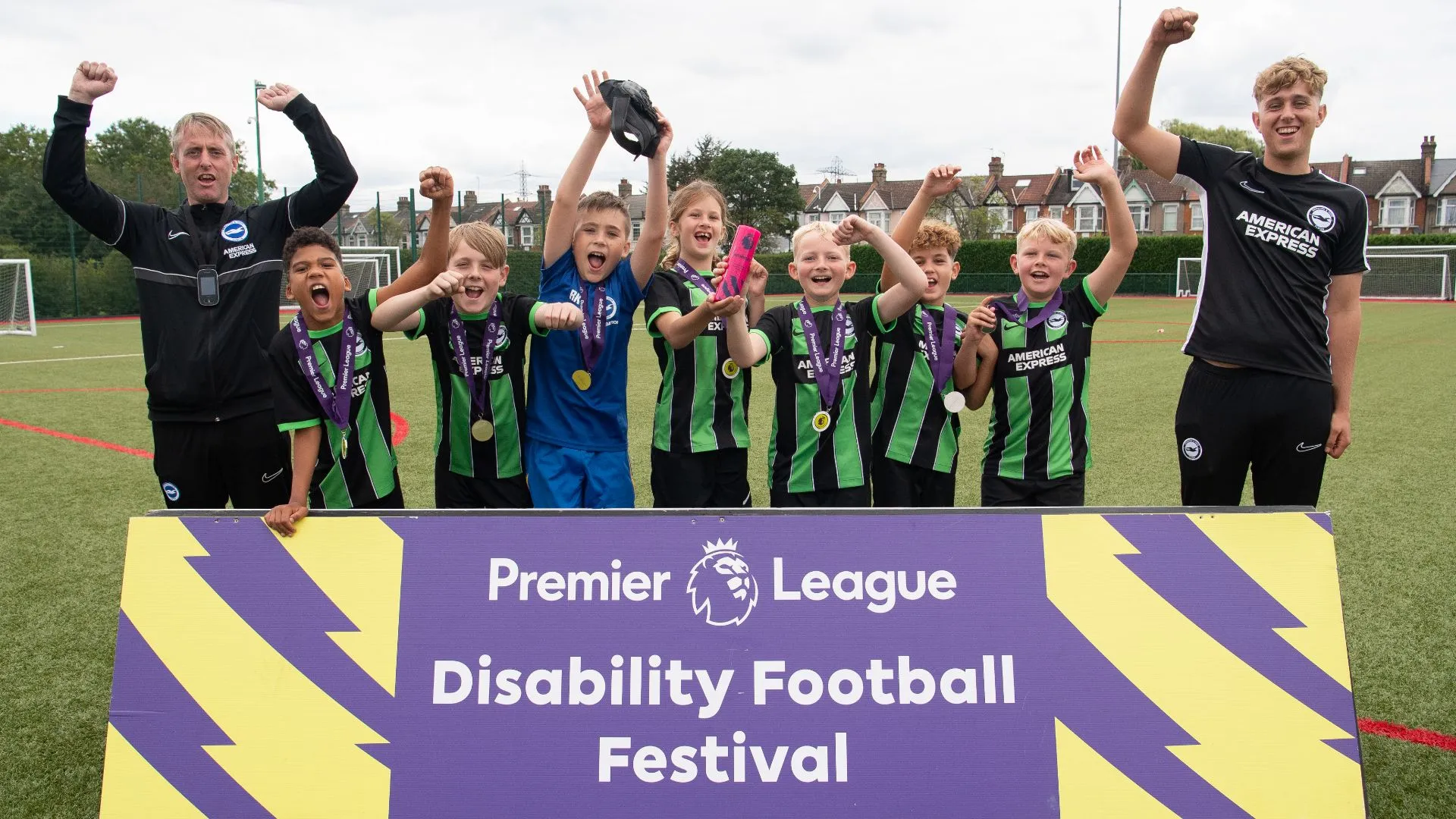 Disability football festival at Hale End