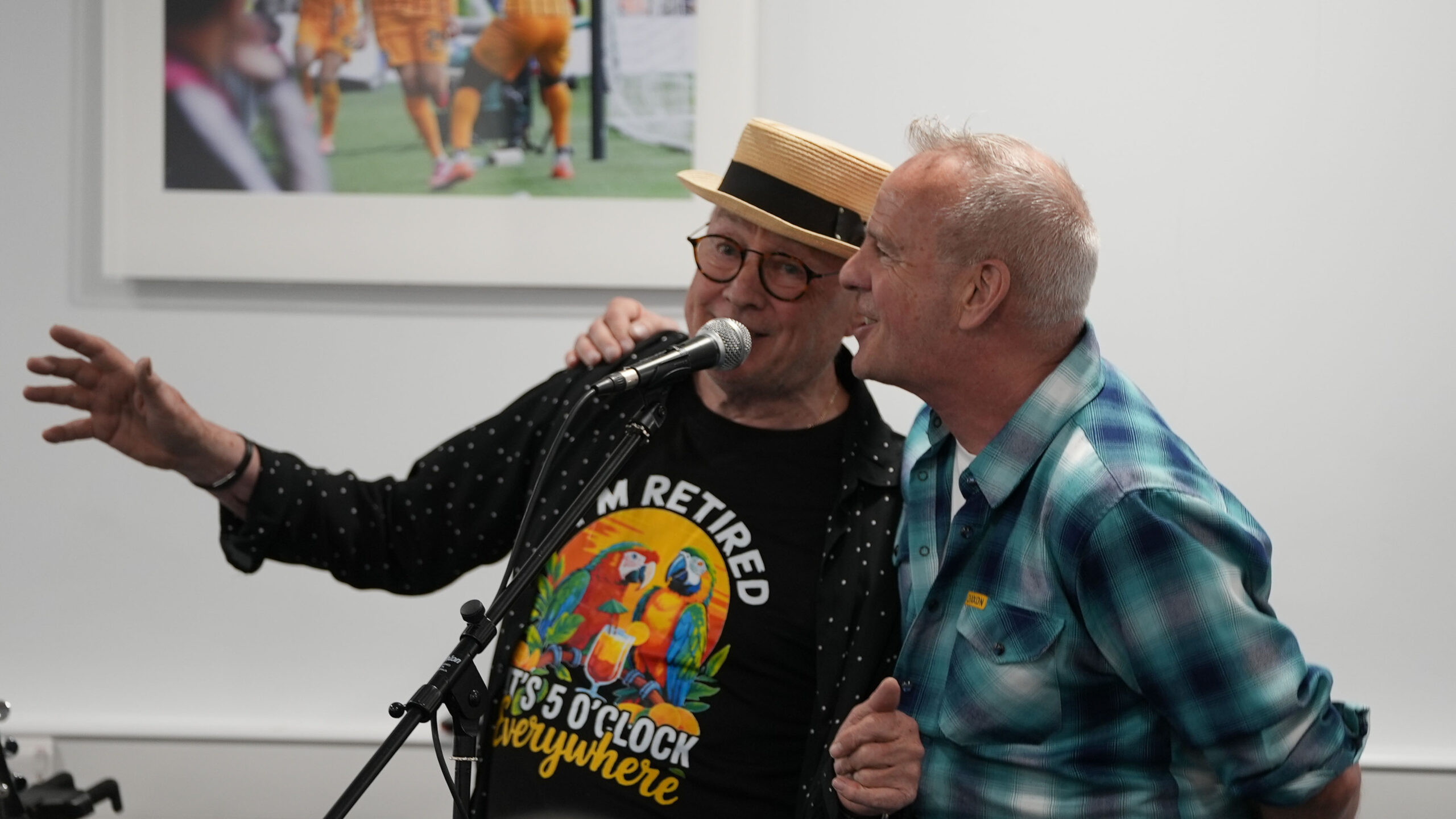 Albion dementia group enjoy Fatboy Slim visit