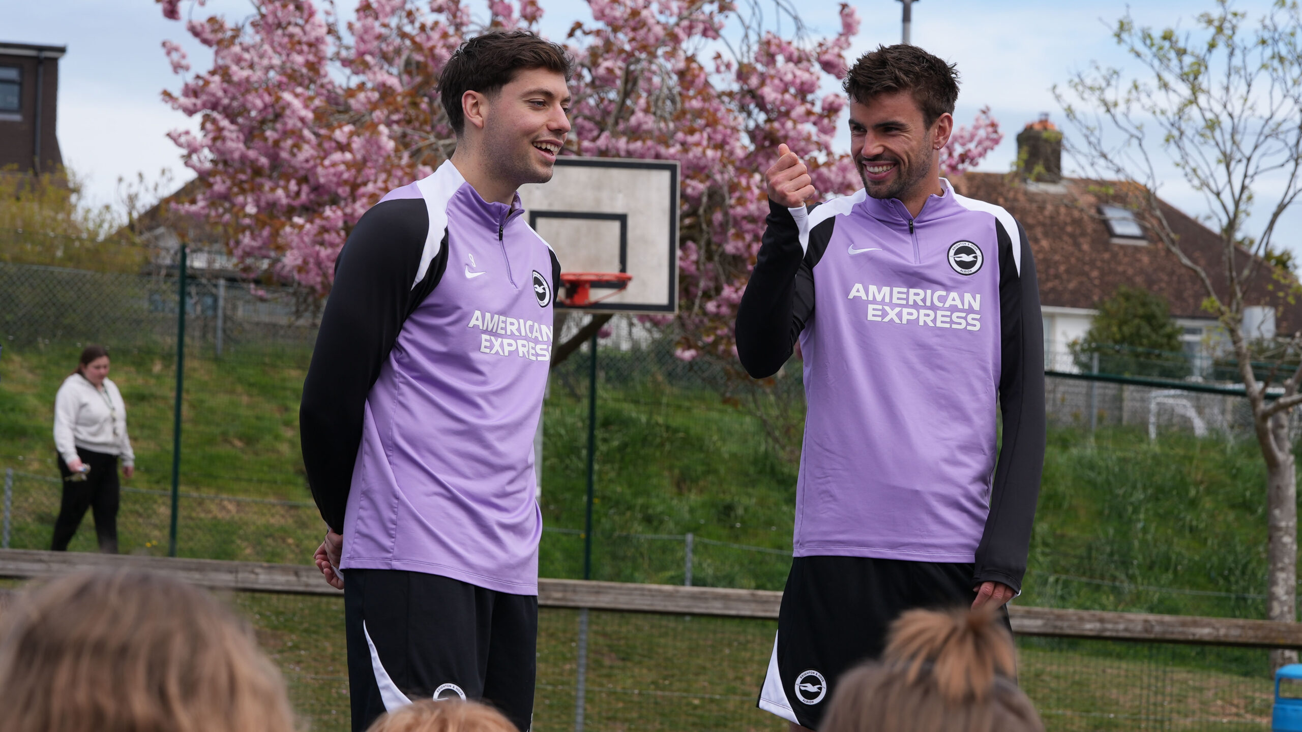 Stef and Matt visit Foundation PE lesson
