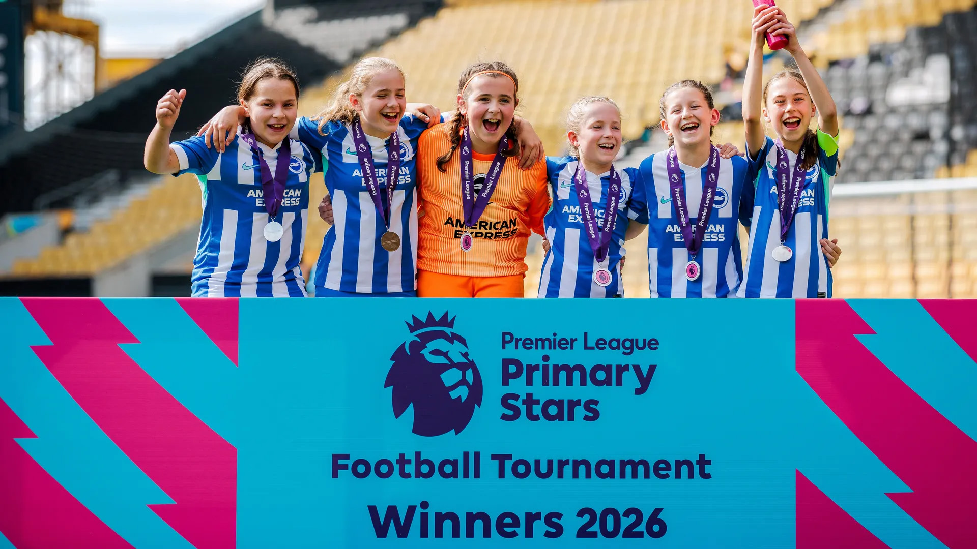 Leechpool girls win Premier League tournament for Albion